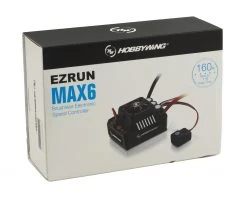 Hobbywing EZRun MAX6 V3 1/6 Waterproof Brushless ESC (160A, 3-8S) -HOBBYWING Sales hwa3010500 2
