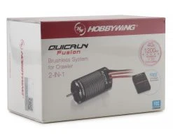 Hobbywing QuicRun Fusion FOC 2-in-1 ESC & Motor System (1200Kv) -HOBBYWING Sales hwa30120400 2