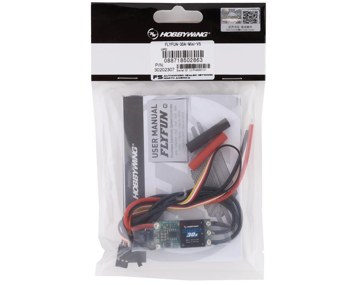 Hobbywing Flyfun 30A V5 Brushless ESC 4 Hobbywing Flyfun 30A V5 Brushless ESC - Image 2