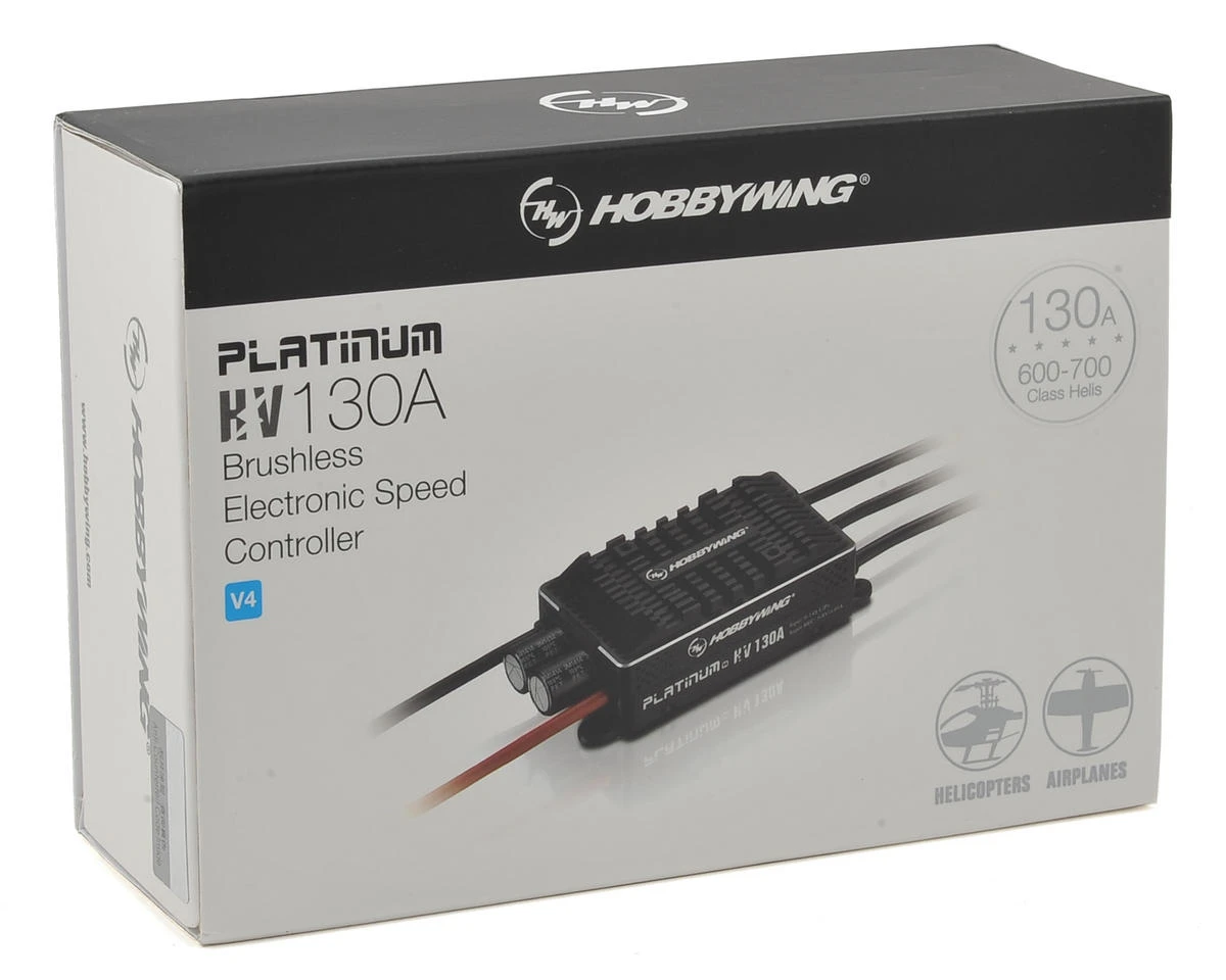 Hobbywing Platinum Pro 130A HV V4 130 Amp ESC 6 Hobbywing Platinum Pro 130A HV V4 130 Amp ESC - Image 4
