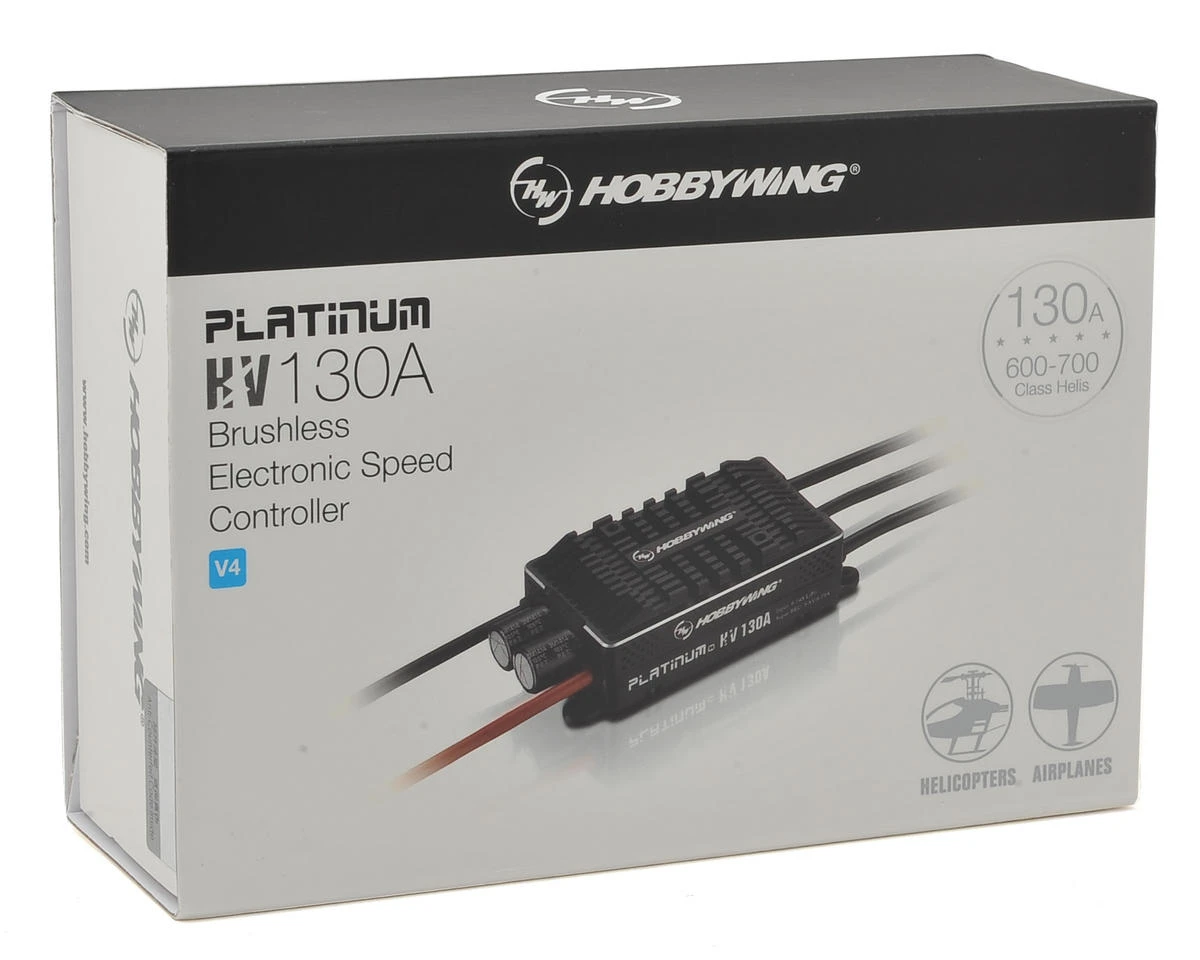 Hobbywing Platinum Pro 130A HV V4 OPTO 130 Amp ESC 6 Hobbywing Platinum Pro 130A HV V4 OPTO 130 Amp ESC - Image 4