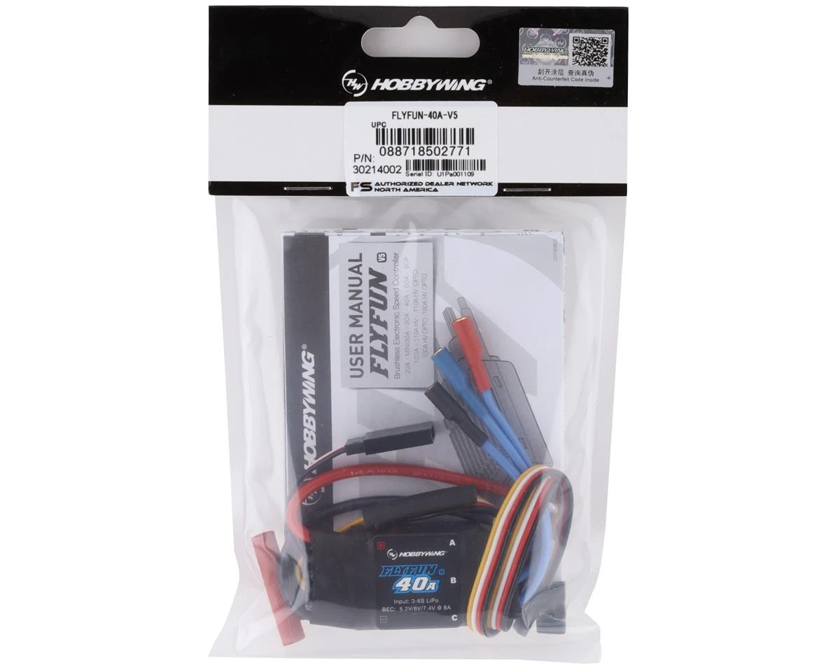 Hobbywing Flyfun 40A V5 Brushless ESC 4 Hobbywing Flyfun 40A V5 Brushless ESC - Image 2