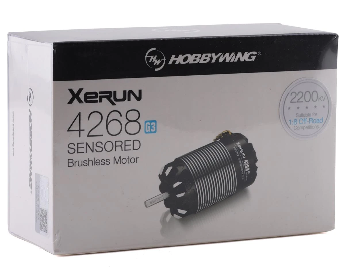 Hobbywing Xerun 4268SD G3 1/8 Scale Sensored Brushless Motor (2200kV) 5 Hobbywing Xerun 4268SD G3 1/8 Scale Sensored Brushless Motor (2200kV) - Image 3