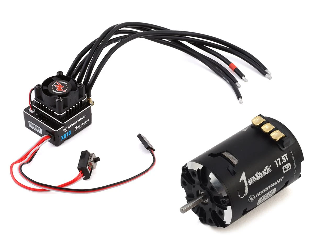 Hobbywing XR10 Justock G3 Sensored Brushless ESC/SD G2.1 Motor Combo (17.5T) 3 Hobbywing XR10 Justock G3 Sensored Brushless ESC/SD G2.1 Motor Combo (17.5T)