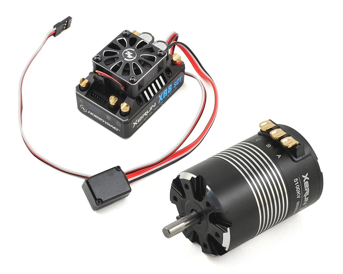 Hobbywing Xerun XR8 SCT Brushless ESC/3652SD G2 Motor Combo (5100kV) w/5mm Motor Shaft 3 Hobbywing Xerun XR8 SCT Brushless ESC/3652SD G2 Motor Combo (5100kV) w/5mm Motor Shaft