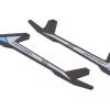 OMP Hobby 3D Carbon Fiber Skid (Blue)