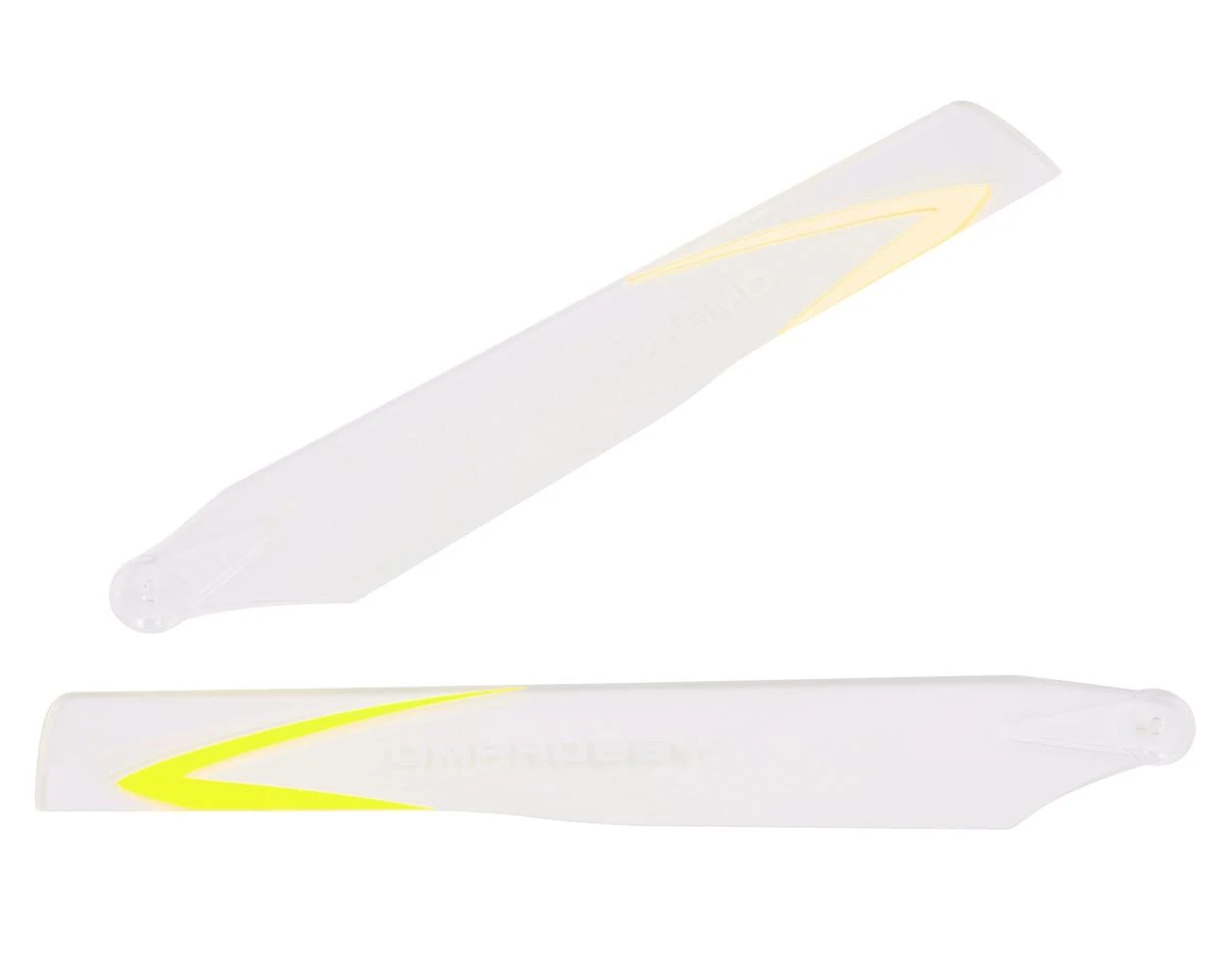 OMP Hobby 125mm Main Blades (Yellow) (Soft) 3 OMP Hobby 125mm Main Blades (Yellow) (Soft)
